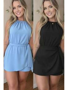 Women's Summer Fashion Jumpsuit Set - Duna - 99 - 查看 2