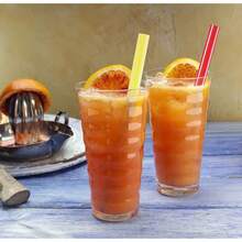 Extra Wide Rainbow Plastic Boba Tea Smoothie Straws, 1/2\ Wide X 8 1/2\ Long Large Fat Bubble Straws, Pack Of 100 - Rainbow - 查看 7