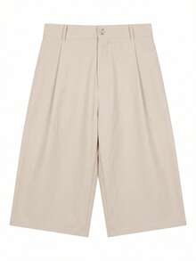 Quần dài lửng 3/4 màu mơ dành cho nam, thích hợp mặc hàng ngày và đi làm. - Màu Khaki - Xem 3