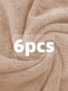 6/12条装超强吸水速干超细纤维毛巾套装，高品质面巾，适用于浴室、美发沙龙、健身房、淋浴间、酒店和水疗中心，尺寸12*12英寸 - 彩色 - 查看 17