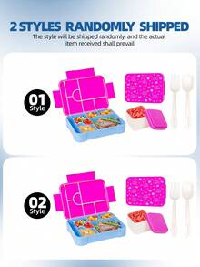 1 hộp cơm trưa dung tích lớn, chống rò rỉ, có nắp đậy, dùng được trong lò vi sóng, thích hợp đựng trái cây, salad, thực phẩm, dùng cho văn phòng, cắm trại ngoài trời, dã ngoại, đi học. - Nhiều màu - Xem 15