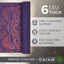 Yoga Mat - Premium 6mm Print Extra Thick Non Slip Exercise & Fitness Mat For All Types Of Yoga, Pilates & Floor Workouts (68\L X 24\W X 6mm Thick) - 雅典玫瑰 - 查看 4