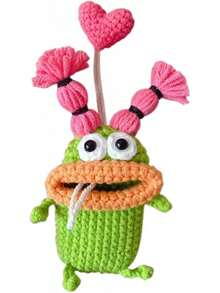 2026Funny Handmade Crochet Key Holder, 3.4" Handwoven Car Key Cover Case, Cute Pocket Lighters Bag Key Fob Cover Case (#21) At Men's Clothing Store - #24 - 查看 27