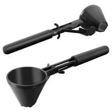 Plastic Measuring Scoop Funnel Multi-Purpose Use Kitchen Scoop For Protein Powder Drinks - Black - View 11