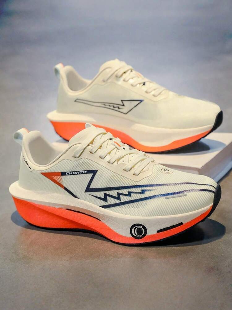 L.S.W.P Tênis Esportivos Masculinos para Corrida e Treinamento, Tênis para Caminhada, Tênis Casuais de Tênis para Corrida Masculinos, Tênis Esportivos e de Fitness Versáteis e Minimalistas na Moda, Tênis Masculinos Respiráveis, Leves e Confortáveis - Branco - Visão 2