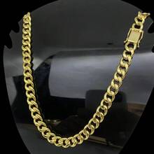 Corrente Grumet 24k - 70cm 8mm - Dourado - Visão 3