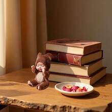 可爱4.33英寸仿真重生娃娃玩具，迷你萌萌睡着的儿童系列娃娃，卡通动物玩具，适合儿童生日礼物，激发想象力的玩具 | 奇趣玩具设计 | 柔软材质 - 彩色 - 查看 8