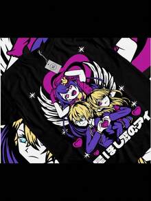 Oshi No Ko Ai Hoshino T-Shirt Kawaii Funny Anime Manga Waifu Gift Shirt All Size - 黑色 - 查看 1