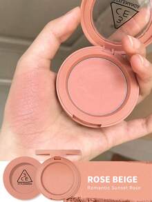 Phấn má hồng 3CE - #Rose Beige - Romantic Sunset Rose - 5.5g - # Màu be hồng - Xem 6