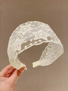 3 chiếc băng đô lưới cho nữ có nơ, chống trượt, ngọt ngào và đa năng, thích hợp để đeo hàng ngày. - Nhiều màu - Xem 5