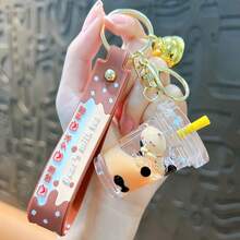 2026新款可爱卡通小熊奶茶杯钥匙扣 - 完美礼物 - 生日礼物 - 理想礼物 - 惊喜礼物 - 节日礼物 - 情侣礼物 - 万圣节礼物 - 圣诞礼物 - 游戏爱好者精致礼物 - 礼品 - 彩色 - 查看 5