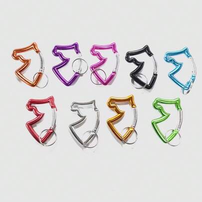 -Border Irregular Carabiner Horse-Shaped Carabiner Outdoor Bag Accessories Backpack Hanging Luggage