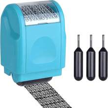 ID Theft Protection Stamp Security Data Defender Protect Privacy Roller-Blue - Sets - View 9