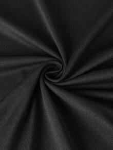 男士新款亨利领创意短袖T恤 - 黑色 - 查看 5