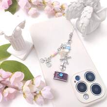 Y2K Cute Phone Charms Set - Aesthetic Cherry,Flower, Butterfly & Star Cell Phone Straps, Kawaii PhoneAccessories For Bag Keychain, , Camera Decor - 布朗相機 - 查看 4
