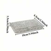 Premium Rhinestone Aluminum Business Card Holder, Luxury Anti-Crush Professional Card Case, Elegant Sparkling Design, Unisex Metal Card Organizer, Compact & Portable, Ideal For Business Gifts, Holidays And Everyday Use - Multicolor - View 9
