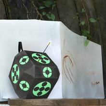 Archery Target, 15"X15" All-Side Shotting Archery Arrow Target, Outdoor Portable Archery Target With Carry Handle, Easy Arrow Removal, Great Visibility, Lightweight, Easy To Transport, Black - Black - View 9