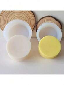 DIY Handmade Aromatherapy Plaster Silicone Mold, Multi-Functional Round Shapes - White - View 2