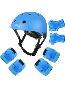 Kids Bike Helmet Adjustable Helmet For Toddler Child 2 To 9 Years Old - Blue - View 2