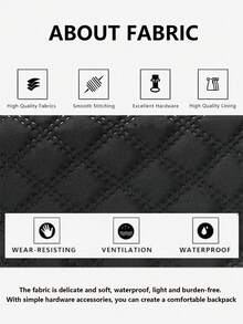 菱形绗缝背包 | 诠释旅行美学，适用于各种场景，在日常生活、通勤和旅行中释放绝对的视觉主导权，全功能三模式矩阵：全系列采用菱形绗缝工艺和多口袋设计 - 彩色 - 查看 5