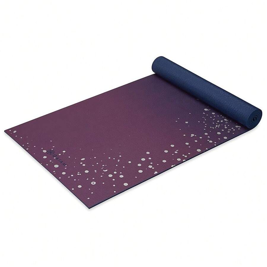 Yoga Mat - Premium 6mm Print Extra Thick Non Slip Exercise & Fitness Mat For All Types Of Yoga, Pilates & Floor Workouts (68inchL X 24inchW X 6mm Thick) - SublimeSky - 查看 1