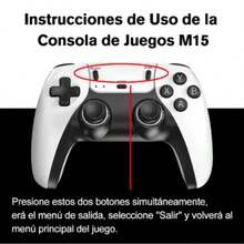 Nueva Consola Retro para 2026 - Consola retro con 64 GB de memoria integrada, Consola Retro Game Stick 4k, Consola de Videojuegos Retro, Videojuegos  4K con Doble Mando Inalámbrico 2.4G, Más de 20000+ Juegos Integrados, Consola Regalo para Niños y Adultos - Blanco - Ver 6