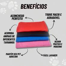 Pet Blankets & Covers - 黑色 - 查看 3