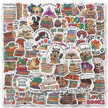 100张装书籍贴纸，美观实用，可用于剪贴簿、日记本、笔记本电脑、保险杠、滑板、水瓶、电脑、手机、贺卡、相册、家具等装饰。 - 彩色 - 查看 13