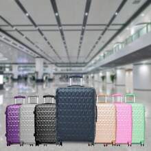 Waterproof ABS Hard Shell Suitcase 28" Large 4 Spinner Wheels 360° Rotation Lightweight Travel Trolley - Navy - View 3