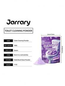 Poudre de nettoyage pour toilettes, dissout rapidement le calcaire, élimine les taches, rafraîchit et désodorise, nettoyant ménager pour salle de bain - Poudreux - Voir 8