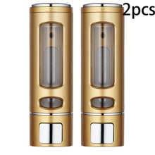 2个/1个壁挂式大容量皂液分配器，400毫升 - 手动压力，适用于沐浴露、洗发水、洗手液和液体化妆品，适用于家庭和酒店浴室清洁 | 现代液体分配器 | 壁挂式分配 - 彩色 - 查看 18