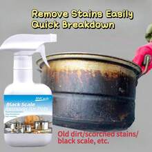 H4Cacle Black Scale Remover, Stainless Steel Cleaning Spray - Multi-Purpose Cleaner For Kitchen Utensils, Pot Bottom, Effortlessly Removes Rust And Black Stains From Pots, Pans, And Stove Bottoms, Cookware Restoration, Restoration Spray, Surface Brightening Cleaner, Polish, Descale - H455 - View 4