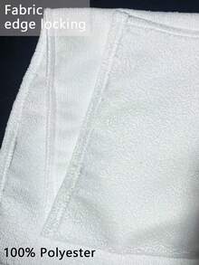 1条甜美粉色蝴蝶结儿童沙滩巾，可爱爱心条纹印花，柔软轻便速干，适合女孩沙滩和游泳，尺寸80x160厘米 - 彩色 - 查看 5