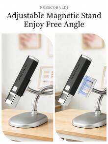 1个黑色迷你可充电UV LED美甲灯，适用于凝胶美甲，快速干燥美甲固化灯UV LED凝胶指甲油烘干机美甲工具可充电美甲沙龙设备 - 黑色 - 查看 6