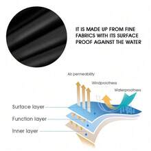 Waterproof Patio Furniture Cover Outdoor Garden Rattan Table Chair Cube Cover UK - Black - View 8