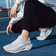 Men's Breathable Casual Running Shoes, Versatile For Daily Wear In Summer - Black - View 6
