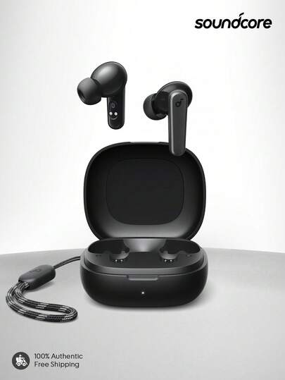  Anker R50i 真无线耳机，10mm 驱动单元，强劲低音，蓝牙 5.3，30 小时超长续航，防水，双麦克风，AI 清晰通话，22 种预设均衡器，可通过 App 自定义（Soundcore P20i）