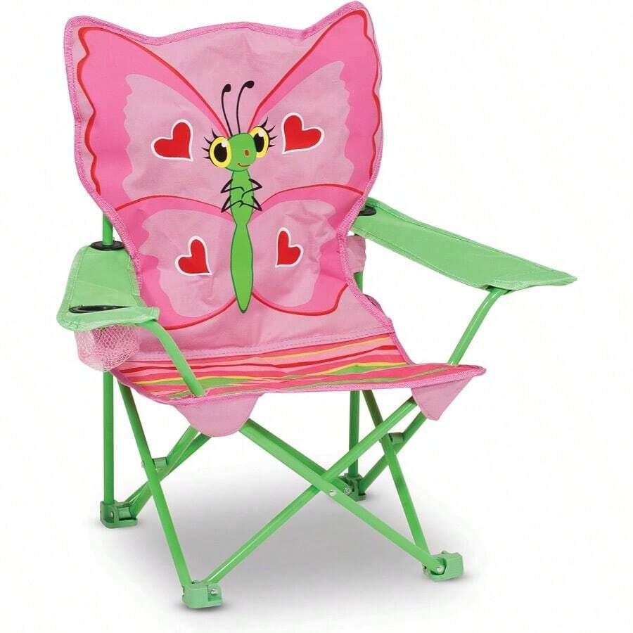 Folding chairMelissa and Doug Silla Intil Pble con Marosa para Exteres Facil de Air Practico Porsos Materia Faci de Limpiar B para TransportarSilla plegable - Multicolor - Ver 1