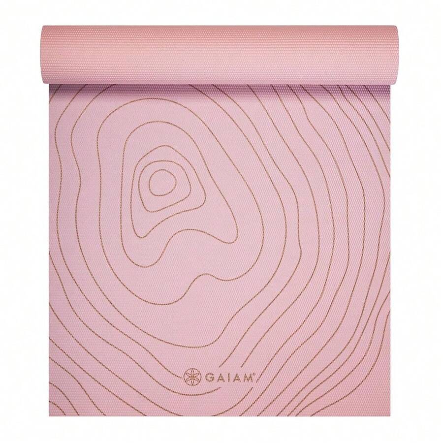Yoga Mat - Premium 6mm Print Extra Thick Non Slip Exercise & Fitness Mat For All Types Of Yoga, Pilates & Floor Workouts (68\L X 24\W X 6mm Thick) - TopoSherbet - 查看 1