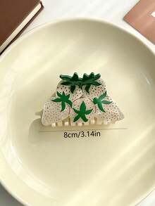 1个可爱清新草莓醋酸发爪，简约百搭发夹，适合日常及派对场合 - 彩色 - 查看 3