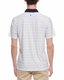 Ben Sherman Dots Sports Fit Polo Shirt - 白色 - 查看 3