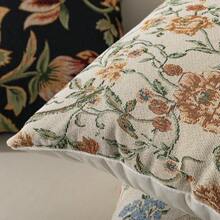 1pc Retro Woven Jacquard Pillow Cover Square 17.7", No Pillow Insert, Classic Home Decor For Living Room Bedroom Office Couch Decoration,Classic Retro Home DecorAntique Style Pillow CoverTimeless Jacquard DecorVintage Woven Home AccessoryClassic Floral Jacquard Living Room Pillow CoverBedroom Cushion CaseOffice Nap Backrest PillowSofa Couch Pillow CoverHome Office Decor PillowBedside Decor Cushion Cover - Beige Floral Album - View 11