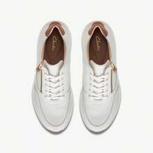 Clarks Un Rio Zip - White - View 5