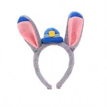 Disney Băng đô cài tóc hình tai thỏ Crazy Judy, phụ kiện đội đầu chụp ảnh tại công viên giải trí, thời trang, đa năng, thú vị, tối giản, siêu dễ thương. - A - Xem 5