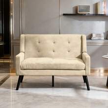 Sofas & Couches - Beige + Upholstered - View 1