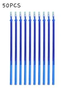 20/50/100pcs Thermal Erasable Gel Pen Refills, Suitable For Cap-Style Ballpoint Pens - Black/Blue Ink, Smudge-Free Erasable, High Capacity, Smooth Writing, Ideal For Student Homework, Classroom Notes And Daily Use, Multiple Sizes Available - Multicolor - View 10