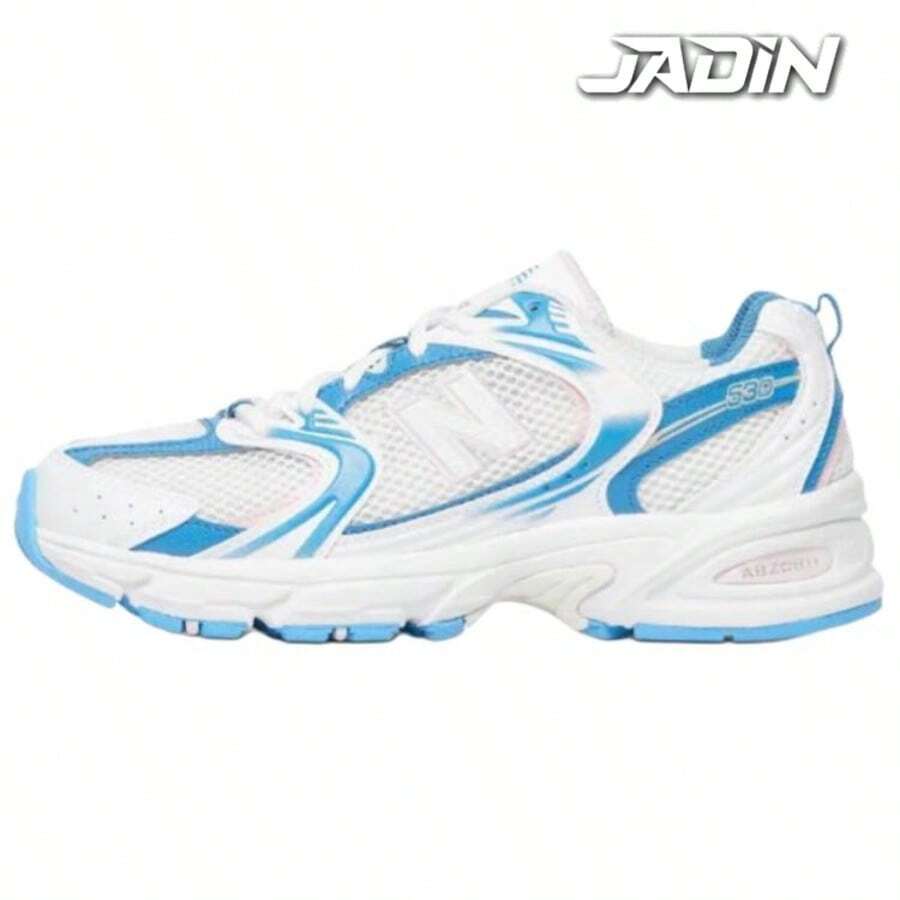 New Balance 530 White Brown New Balance Women Sneakers W530ASM | Modern Street Style, Comfortable All-Day - Màu xanh nhạt - Xem 1