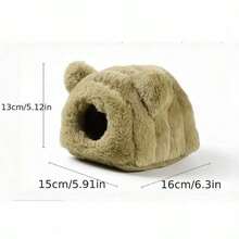 1 chiếc ổ trú đông nhỏ cho động vật, nhà ẩn náu cho chuột hamster, giường ấm áp cho nhím, chinchilla, sóc. - Nhiều màu - Xem 8