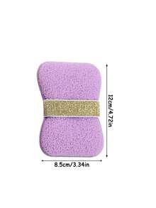 2/1个肥皂袋沐浴海绵家用沐浴球清洁工具，柔软灵活的沐浴海绵，易于操作，泡沫丰富。 - 彩色 - 查看 7