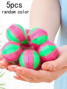 3/5pcs Washing Machine Lint Remover, Roller Drum Fur Catcher, Pet Hair Cleaning Tool, Anti- Ball - Multicolor - View 13